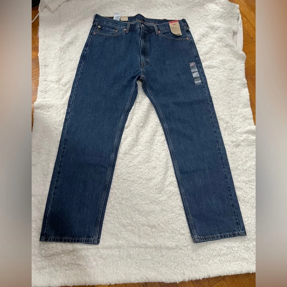 Levi's Dark Blue Straight Jeans